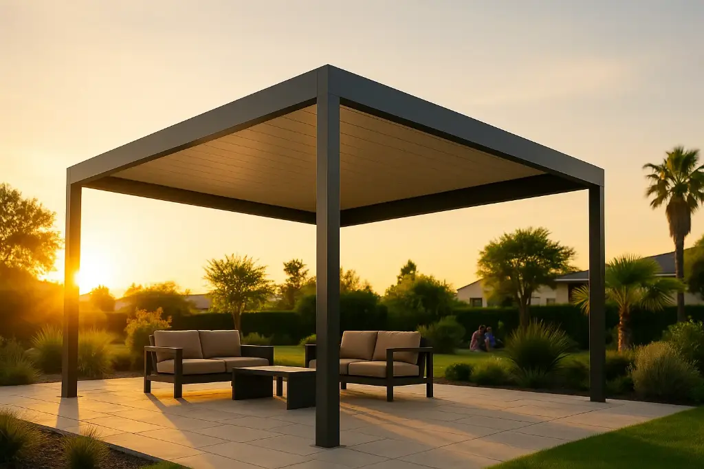 Pérgola pilar 75x75